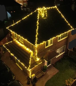 30m Professional connectable Warm white Christmas LED String Lights - Picture 1 of 9