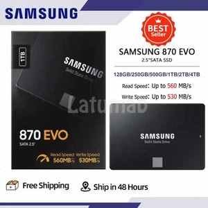 Unidad de estado sólido Samsung SSD 870 EVO SSD 250 GB 500 GB 1 TB 2 TB SATA III nuevo lote - Imagen 1 de 11