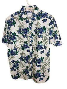 Denim&Flowers Large Hawaiian Print Shirt Lual