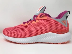 Adidas Alphabounce J Girl’s/Youth Size 6.5Y Running Shoes BY3433 Pink/Peach - Picture 1 of 8