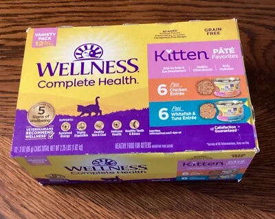 Comida húmeda completa para gatos paté gatito enlatada, natural, rica en proteínas, sin granos,... Foto 1 de 2