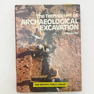 The Techniques of Archaeological Excavation Phillip Barker Hardcover Book 1977 - Imagen 1 de 24