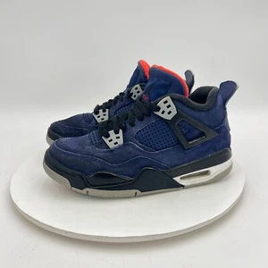 Nike Air Jordan 4 Retro Youth Size 4.5Y Women 6 CQ9745-401 Winterized Blue Shoes - Picture 1 of 14
