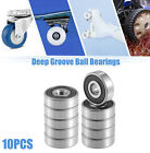 10 Pcs 6X19x6mm Double Rubber Seal 626-2Rs Car Deep Groove Ball Bearings