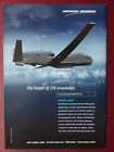 1/2010 PUB NORTHROP GRUMMAN DRONE GLOBAL HAWK ISR USAF ORIGINAL AD