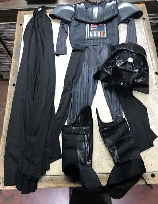 Cosplay Darth Vader 3pc child jumpsuit set Rubies costume Size S Mask Suit Cape - Image 1 of 4