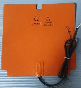 3D Drucker Silikonheizmatte 310x310mm 230Volt 500W - Picture 1 of 1
