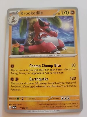 Krookodile 117/198 Sv01: Scarlet & Violet Base  - Image 1 of 2