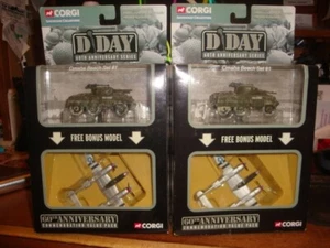 (2) CORGI D-DAY 60TH ANNIVERSARY SERIES OMAHA BEACH SET #1 CSCW17006 - Picture 1 of 6