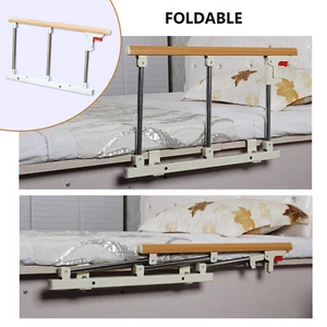 Folding Bed Rail for Elderly Assist Handrail Bed Guard Railings Bedside Grab Bar - Picture 1 of 6