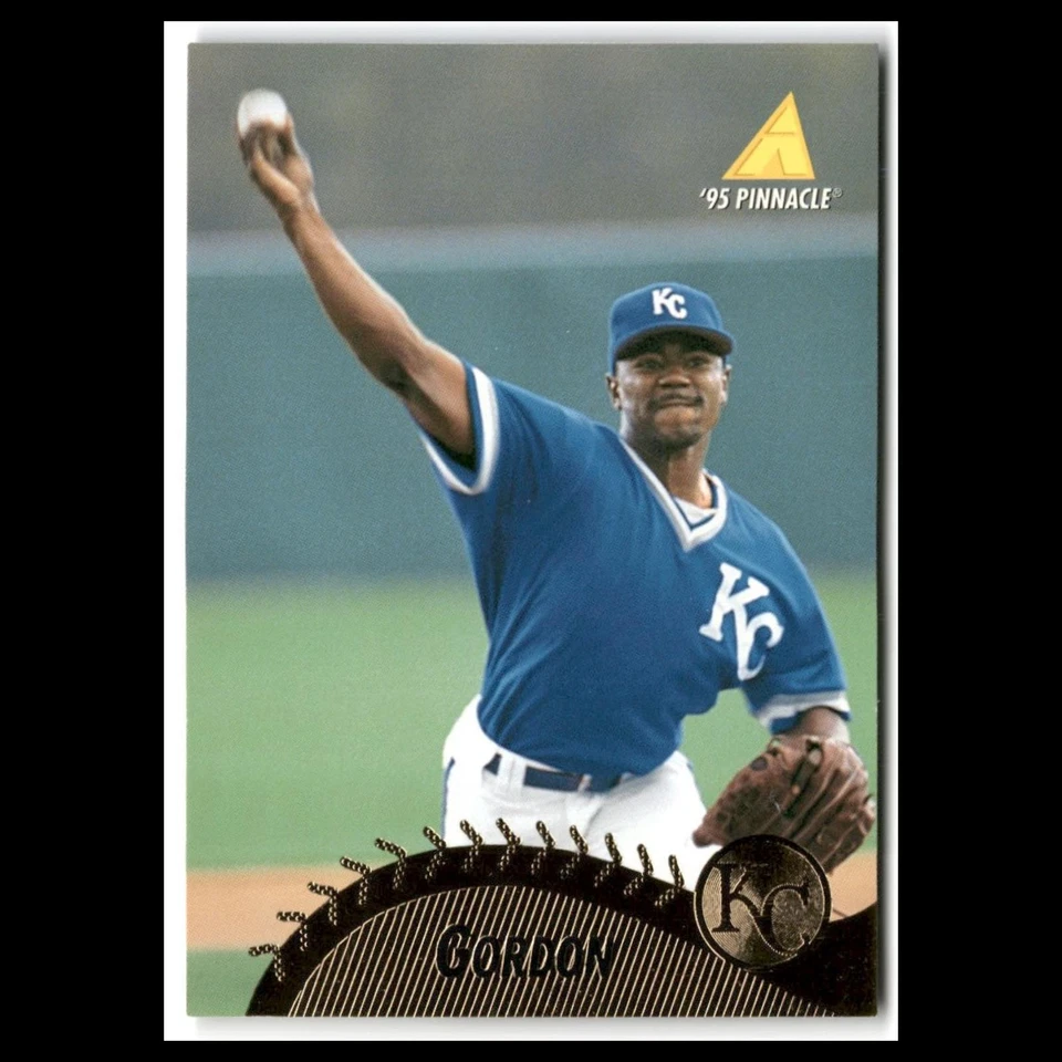 Tom Gordon #411 1995 Pinnacle Kansas City Royals Baseball Card MLB NM - Image 1 of 3
