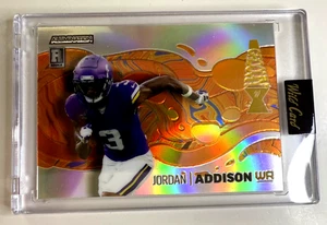 JORDAN ADDISON 2023 WILD CARD GROOVIN' ROOKIE YELLOW RC /99 - Picture 1 of 2