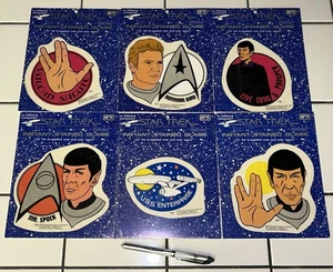 Star Trek: The Motion Picture Menge 6 Buntglas Aufkleber NEU! Kirk Spock 1979 - Bild 1 von 8