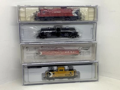 N Scale CP Rail DCC Sound MLW C-424 + Rapido Freight Cars x3 - Image 1 of 4