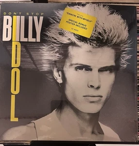 SEALED Billy Idol -Don't Stop 1981 Vinyl LP Chrysalis Records With Poster - Picture 1 of 2