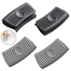 2 Pairs Silicone Mitts Hot Pot Grip Handle Cover Sleeve Grip Mitt Pinch Grip ... - Picture 1 of 7