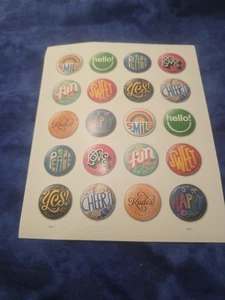 US SCOTT 5919 - 5928 PINBACK BUTTONS 20 BRIEFMARKEN FOREVER POSTFRISCH - Bild 1 von 6