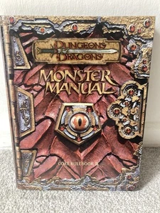Dungeons & Dragons 3rd Edition Monster Manual Dungeons Ans Dragons Book - Picture 1 of 6