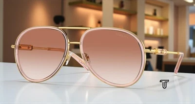 Gafas de sol unisex VERSACE VE2260 100213 marrón transparente rosa degradado 60 mm Foto 1 de 4