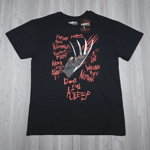 Nightmare On Elm Street Shirt Mens Large Black Freddy Krueger Glove Horror Movie - Picture 1 of 8