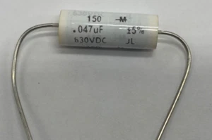 Condensador de película metalizada serie 150M Mallory cable axial 0.047uf/630V, 473J630v - Imagen 1 de 1