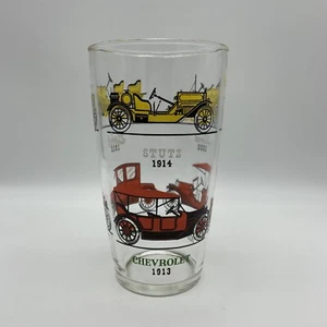 Hazel Atlas Pferdekutsche KFZ Oldtimer Trinkglas Shaker - Bild 1 von 8