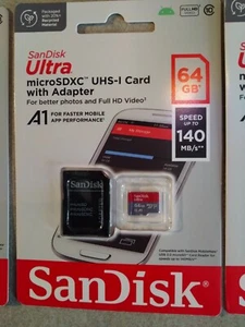 sandisk SD 64gb - Zdjęcie 1 z 4