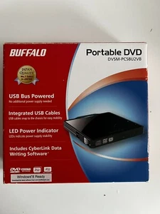 Buffalo Portable DVD Multi Recorder DVSM-PC58U2VB - Picture 1 of 6