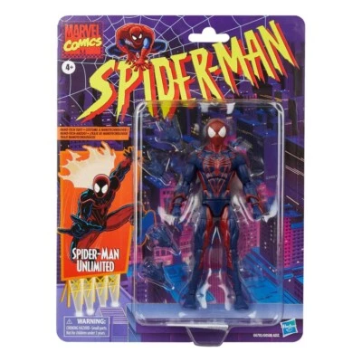 -=] HASBRO - Marvel Legends Retro Spider-Man Unlimited 15cm. [=- - Immagine 1 di 4