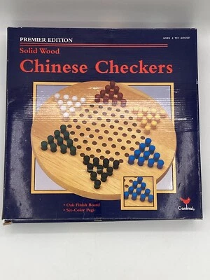 Juego de Damas Chinas Madera Maciza Cardinal Industries Edición Premier Nº184 De Colección Foto 1 de 4