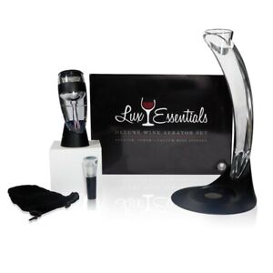 CLEARANCE PRICING! LUX Deluxe Wine Aerator Gift Set - Aerator, Tower, and More!