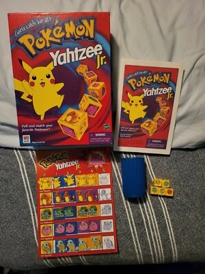 Pokemon Yahtzee Jr. Milton Bradley 1999 100% complete - Image 1 of 4