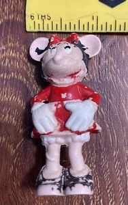 CUTE-Vintage Minnie Mouse Figurine Toy-Needs a good home-FREE SHIPPING! - Picture 1 of 10