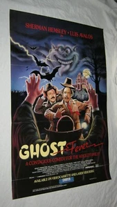 Original GHOST FEVER Video Release Poster 26" x 40" SHERMAN HENSLEY Luis Avalos - Picture 1 of 1