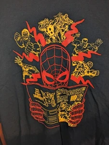 T-shirt nera manica lunga Marvel Comics Lootwear Loot crate taglia M Spider-Man - Foto 1 di 5