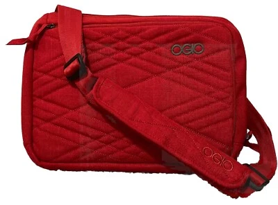 Ogio Tribeca Messenger Tablet/Laptop Estuche Rojo 14.5” x 10.5” Nuevo Sin Etiquetas Foto 1 de 4