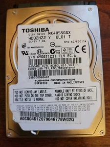Toshiba MK4055GSX 400GB Internal 5400RPM 2.5" SATA - Picture 1 of 2