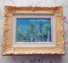 Hermine David 1950c Original Painting Oil on Board Hand Signed Framed French Art