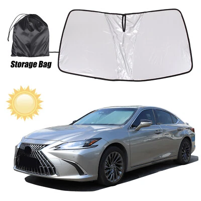 Custom Fits 2018-2022 Lexus ES350 Windshield Sun Shade Visor Block Foldable - Image 1 of 4