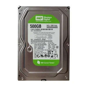 Western Digital 500GB WD5000AADS 7200RPM SATA 3.5" Internal HDD Hard Disk Drive - Picture 1 of 3