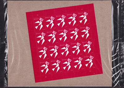 Scott #5826 Love Bird Envelope Sheet of 20 Forever Stamps - Sealed UV - Image 1 of 3