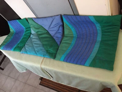 Vintage 80s Lot of 3 Jim Thompson Silk Embroidered-Signed Pillowcases ... 'RARE' - Image 1 of 4