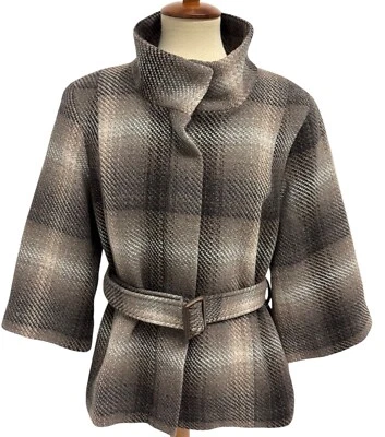 Mossimo women's Glen check blazer jacket 3/4 sleeve wool blend size XXL - Image 1 of 4
