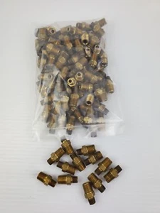Male to Male Hex Nipple Reducing Adapter Pipe Fitting Brass - Lot of 93 - Picture 1 of 4