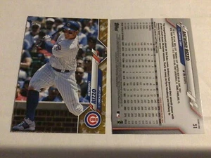 Anthony Rizzo Cubs Karte #51 - 2020 Topps Gold Star Parallel - Bild 1 von 1