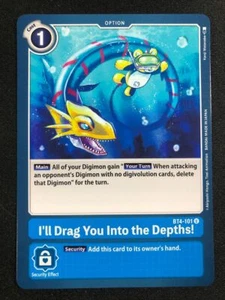 Digimon BT4-101 I'll Drag You Into the Depths! Uncommon Great Legend - Picture 1 of 2