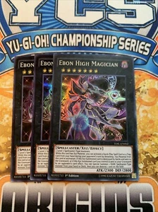 YUGIOH 3X Ebon High Magician TDIL-EN052 1ª Edición Casi Nuevo ¡¡¡NUNCA JUGADO!!! ¡JUEGO! - Imagen 1 de 1