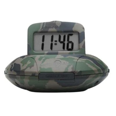 Sonic Alert Sonic Shaker SBP100 Vibrating Travel Alarm Clock | Green Camouflage - Image 1 of 4