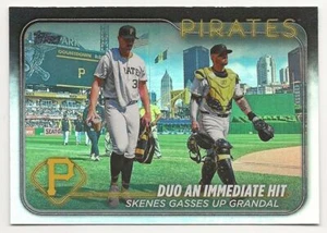 2024 Topps Update Yasmani Grandal / Paul Skenes Rainbow Foil US160 - Picture 1 of 2