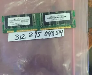 512MB PC RAM PC133 SDR SD INTEL MEMORY 512MB CL3 NON-ECC 168PIN 32X8 - Picture 1 of 1